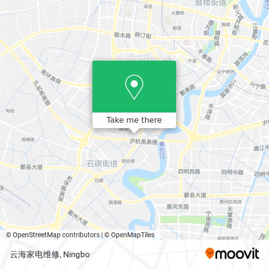 云海家电维修 map