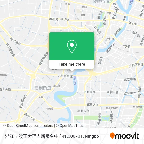 浙江宁波正大玛吉斯服务中心NO.00731 map