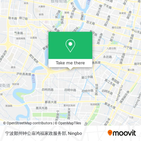 宁波鄞州钟公庙鸿福家政服务部 map