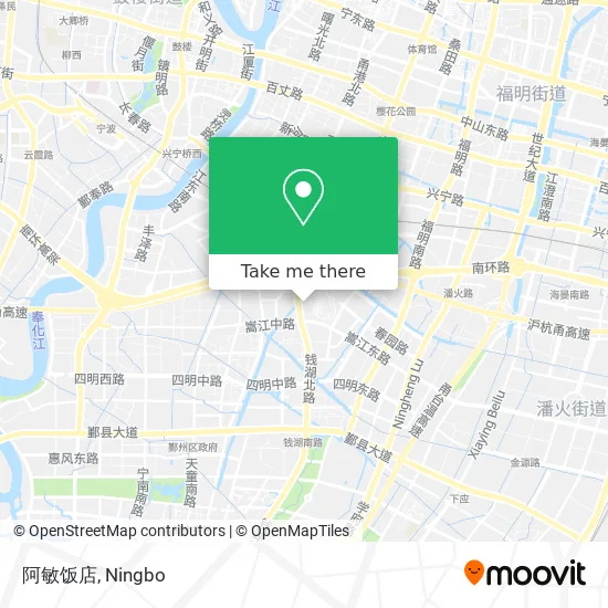 阿敏饭店 map