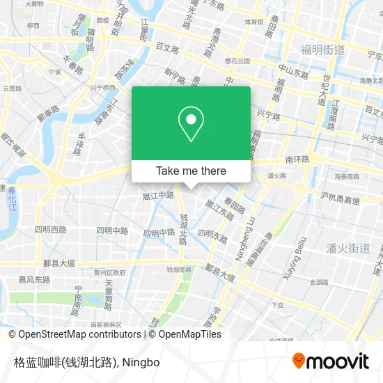 格蓝咖啡(钱湖北路) map