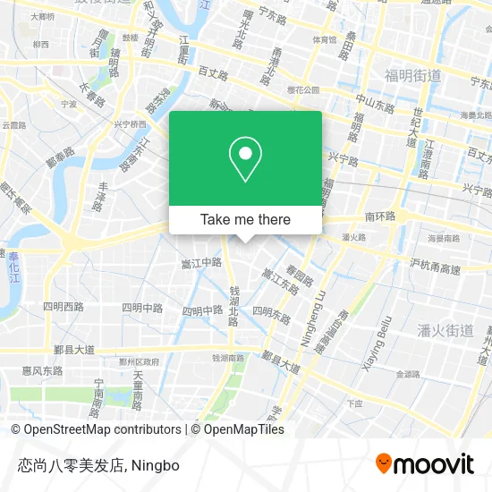恋尚八零美发店 map