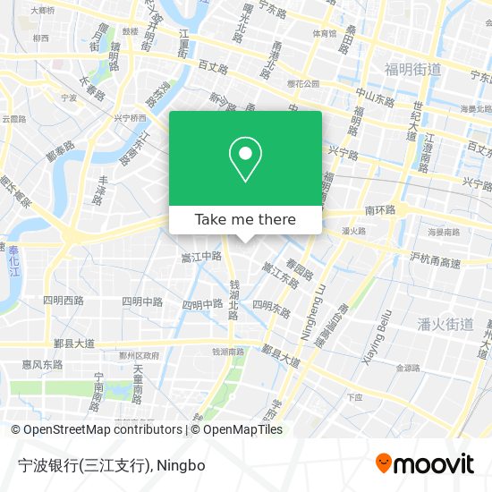 宁波银行(三江支行) map