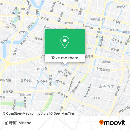 前塘河 map
