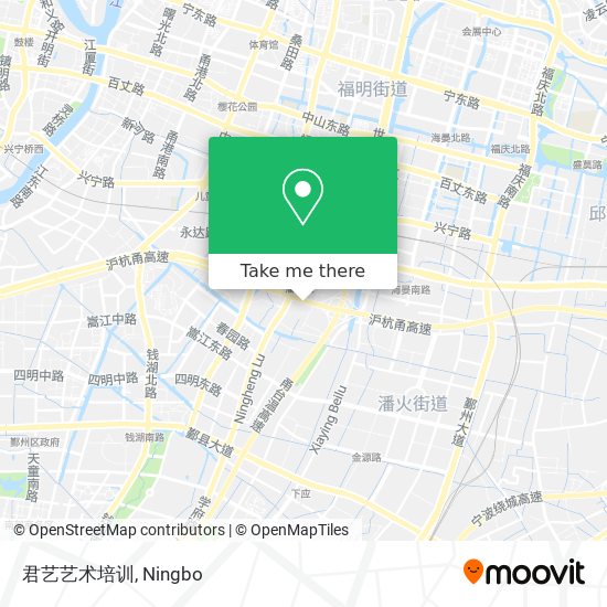 君艺艺术培训 map