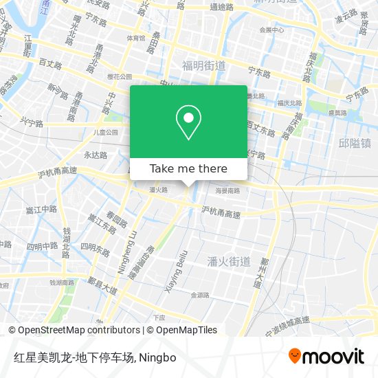 红星美凯龙-地下停车场 map