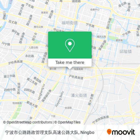 宁波市公路路政管理支队高速公路大队 map