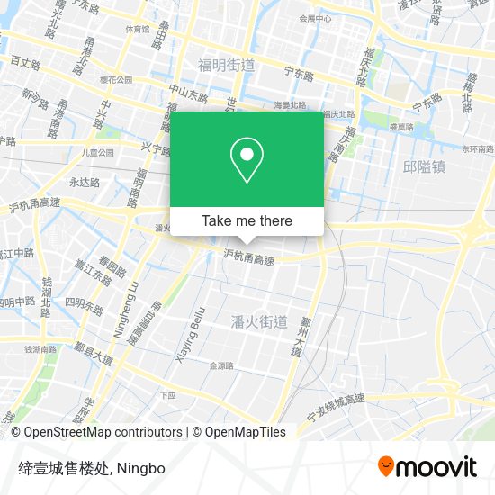 缔壹城售楼处 map