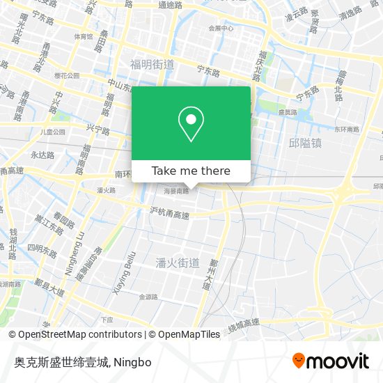 奥克斯盛世缔壹城 map