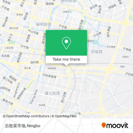 后殷菜市场 map