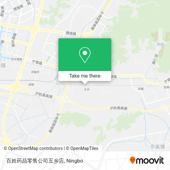 百姓药品零售公司五乡店 map