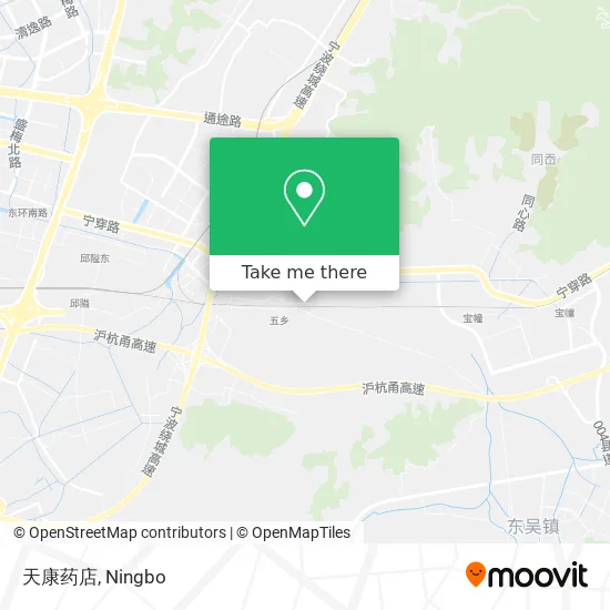 天康药店 map