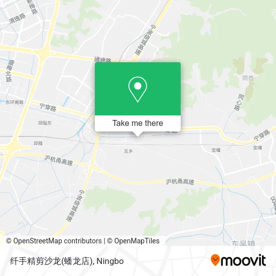 纤手精剪沙龙(蟠龙店) map