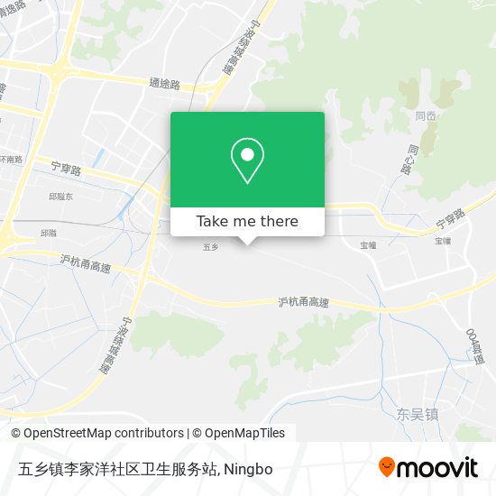 五乡镇李家洋社区卫生服务站 map