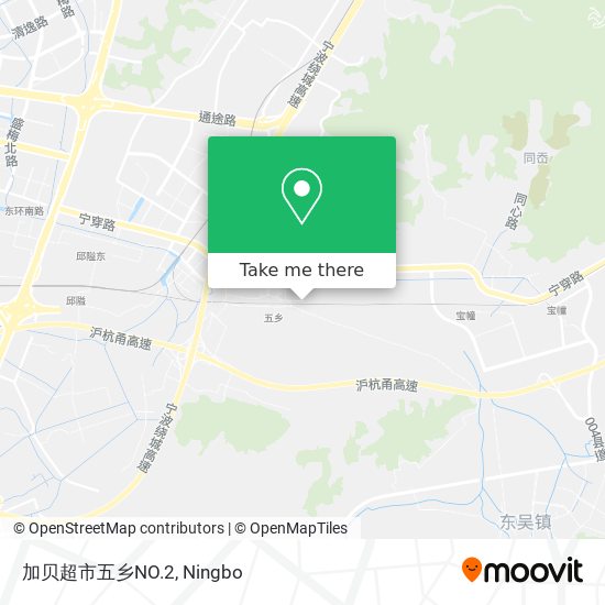 加贝超市五乡NO.2 map