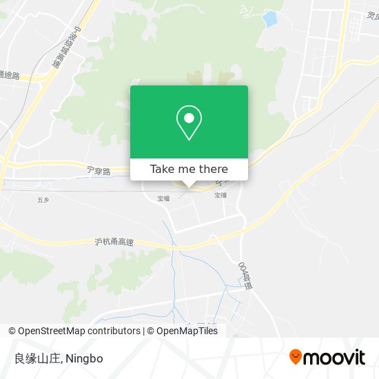 良缘山庄 map