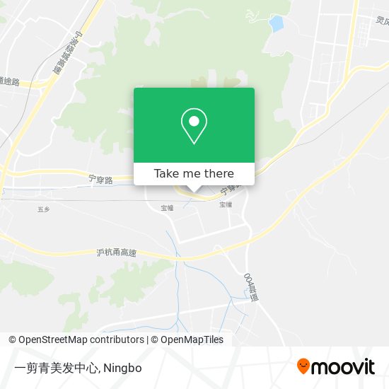 一剪青美发中心 map