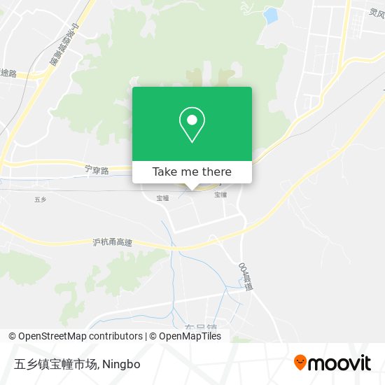 五乡镇宝幢市场 map
