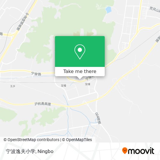 宁波逸夫小学 map
