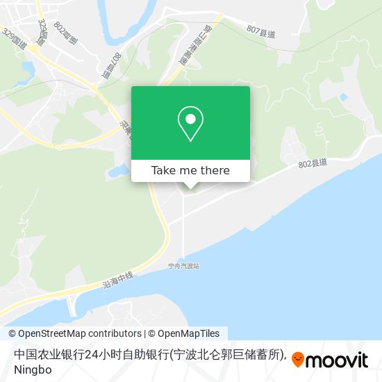 中国农业银行24小时自助银行(宁波北仑郭巨储蓄所) map