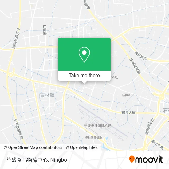 荃盛食品物流中心 map