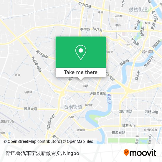 斯巴鲁汽车宁波新傲专卖 map