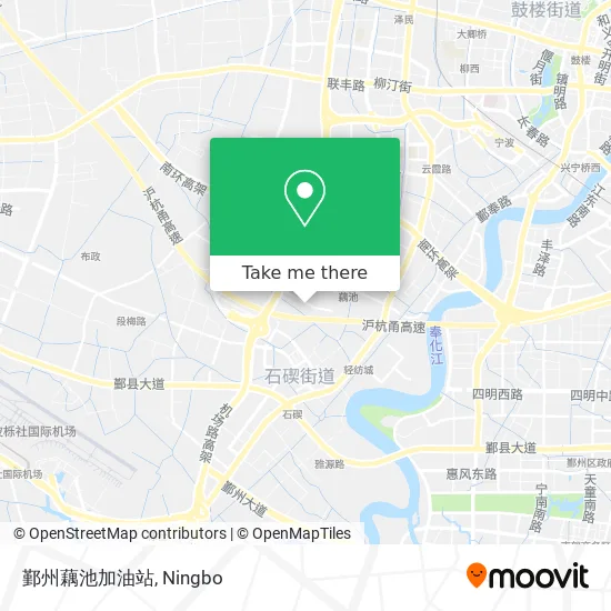 鄞州藕池加油站 map