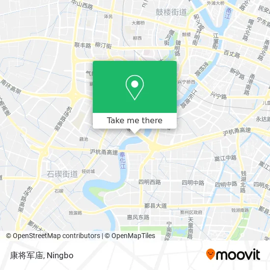 康将军庙 map