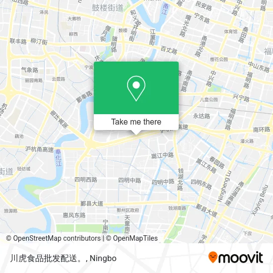 川虎食品批发配送。 map