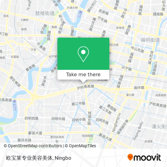 欧宝莱专业美容美体 map