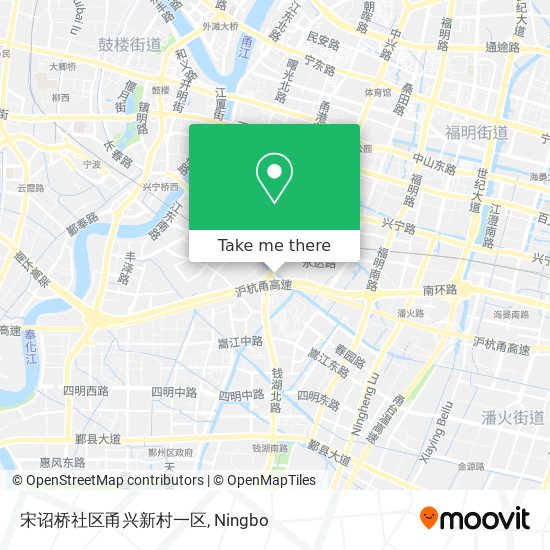 宋诏桥社区甬兴新村一区 map