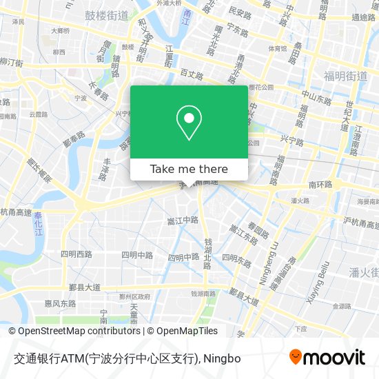 交通银行ATM(宁波分行中心区支行) map