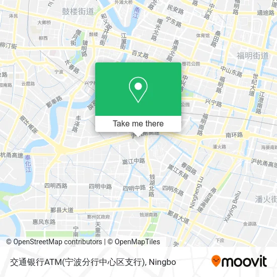 交通银行ATM(宁波分行中心区支行) map