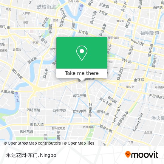 永达花园-东门 map