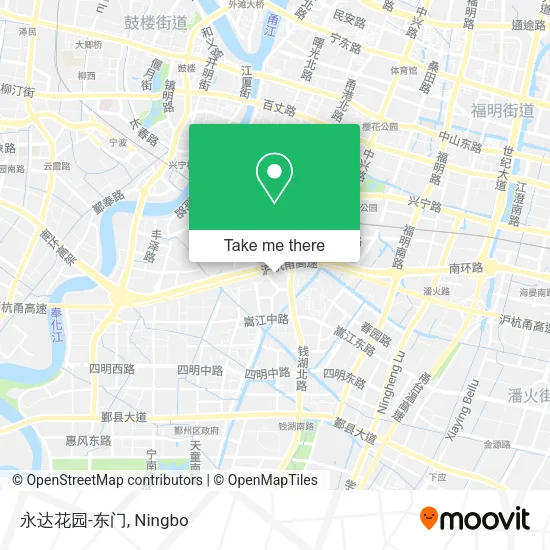 永达花园-东门 map