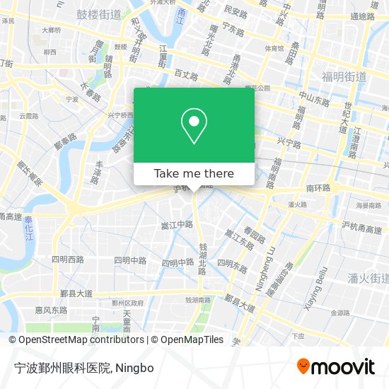 宁波鄞州眼科医院 map