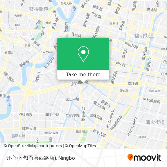 开心小吃(甬兴西路店) map