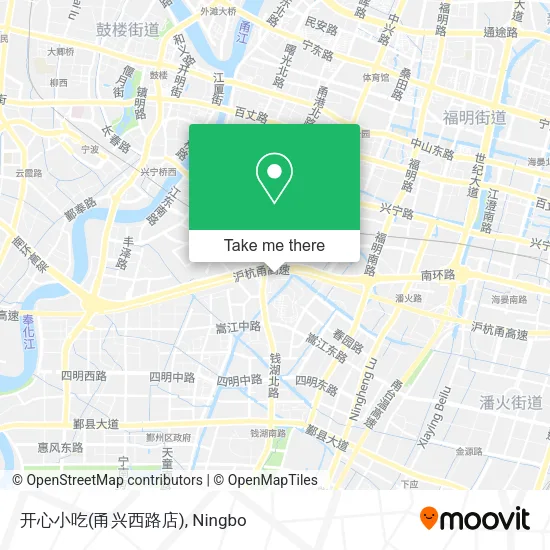 开心小吃(甬兴西路店) map