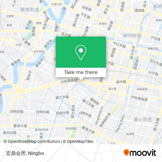 宏鼎会所 map