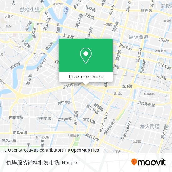 仇毕服装辅料批发市场 map