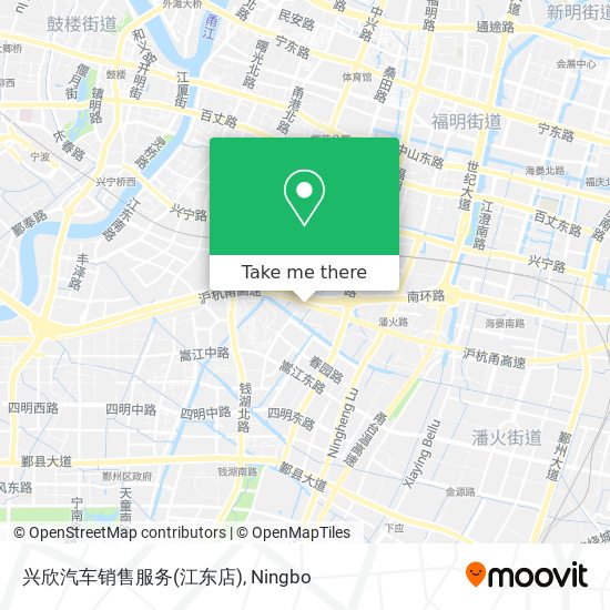 兴欣汽车销售服务(江东店) map
