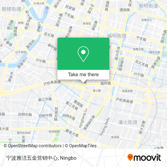 宁波雅洁五金营销中心 map