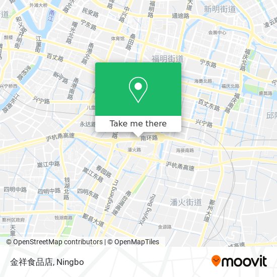 金祥食品店 map