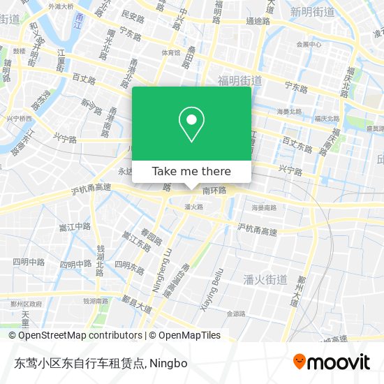 东莺小区东自行车租赁点 map