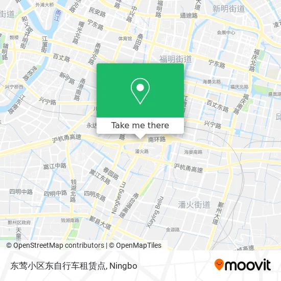东莺小区东自行车租赁点 map