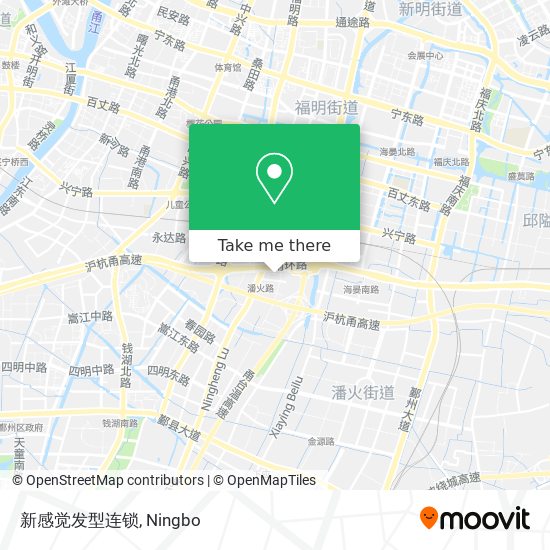 新感觉发型连锁 map
