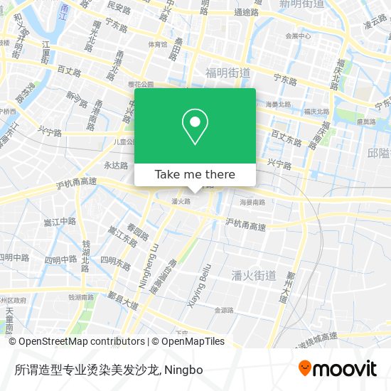 所谓造型专业烫染美发沙龙 map
