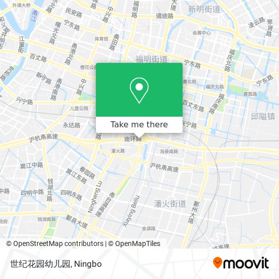 世纪花园幼儿园 map