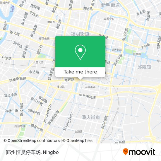 鄞州恒昊停车场 map