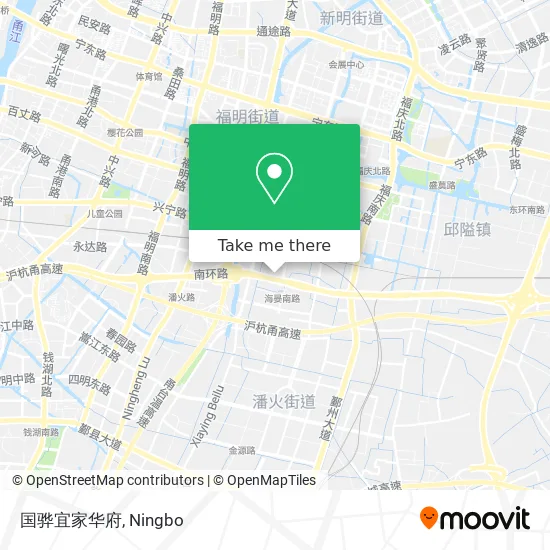 国骅宜家华府 map